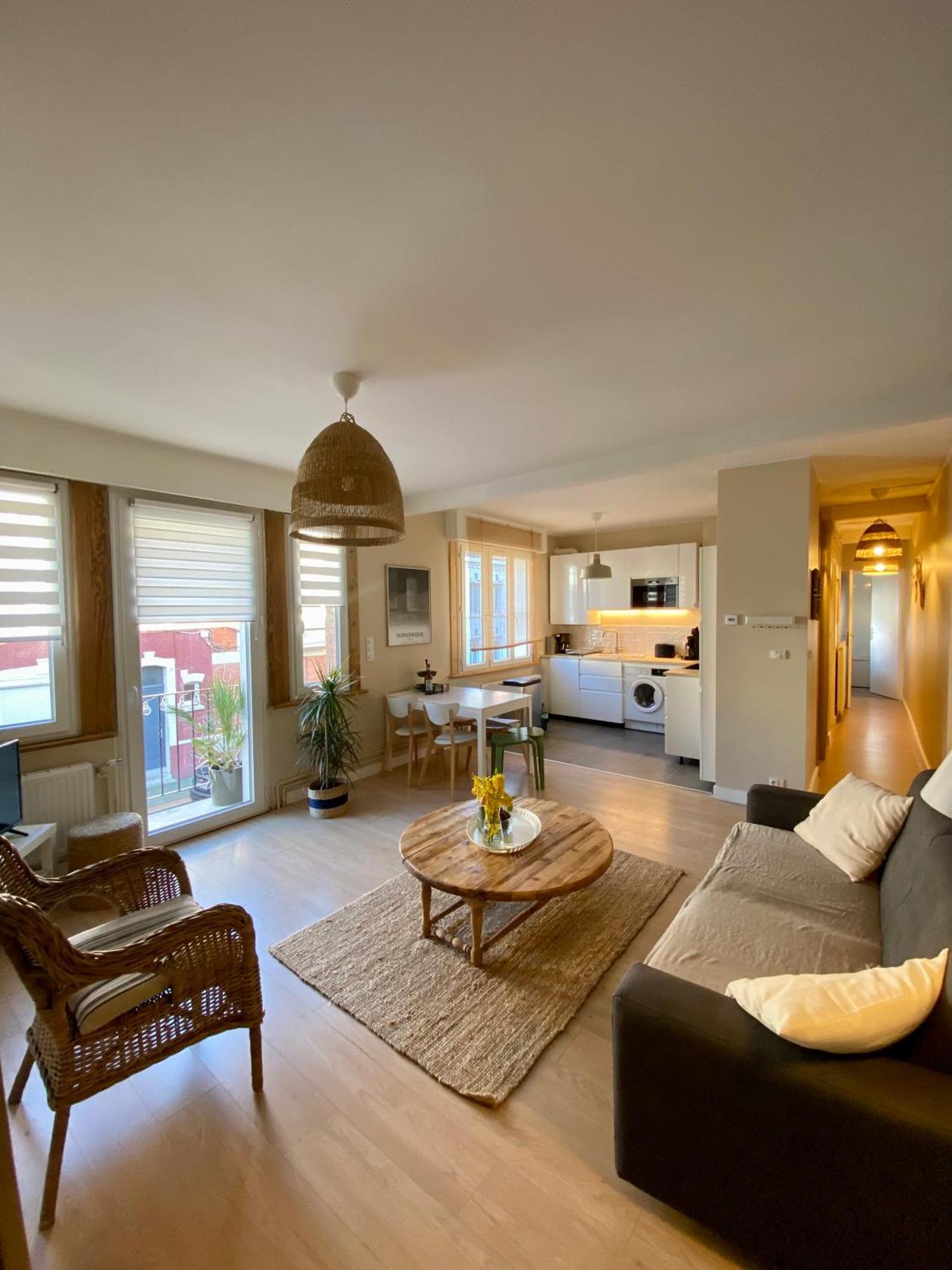 Appartement "Escapade A Malo" 4 A 6 Personnes 5 Mn A Pied De La Plage Dunkirk Exterior foto